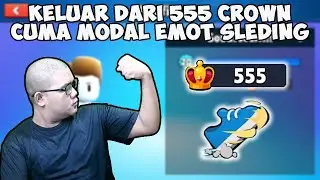 HARUS KELUAR DARI 555 CROWN CUMA PAKAI SLEDING KALAU GAK ... - Stumble Guys