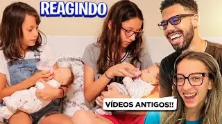 MEU NAMORADO REAGINDO AOS MEUS VIDEOS ANTIGOS DO CANAL