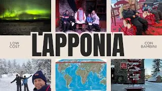 Viaggio Low Costa in Lapponia con bambini . Aurora Boreale e Babbo Natale