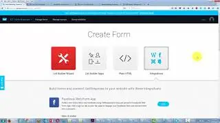 Get Response Integration With Facebook