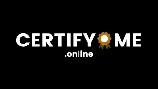 CertifyMe.Online , Tutorial on How to get started