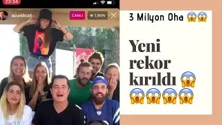 ACUN ILICALI İNSTAGRAM CANLI YAYIN REKORUNU KIRDI ! Dünya Rekoru 😱