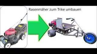 Rasenmähermotor für Go-Kart oder Trike (einfachste Umsetzung vertikale Antriebswelle)