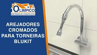 Arejadores Cromados para Torneiras Blukit  - 🔶 Materiais de Construção Olimpico 🔷