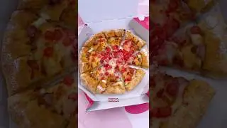 SAKURA PIZZA from Dominos JAPAN 🌸 #shorts #tastetest #japan