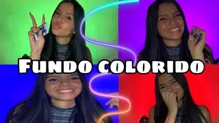 FUNDO COLORIDO PARA VÍDEOS - REFLETOR DE LED 100W- MERCADO LIVRE