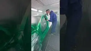 Première étape de peinture du projet RS6 Sedan