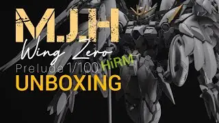 UNBOXING MJH Wing Zero White HiRM Prelude Version 1/100 Sept 2023 Release
