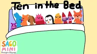 Ten in the Bed 🛌|| Sago Mini Nursery Rhymes || Kids songs ||