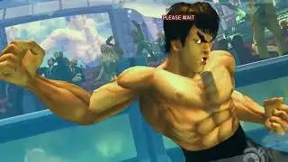 Fei Long's Rekkashingeki Ultra with SSF4 Arcade Victory Quotes - Part 3