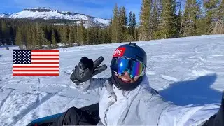 Fui esquiar na neve na Califórnia e acabei dando tir@s | Vlog