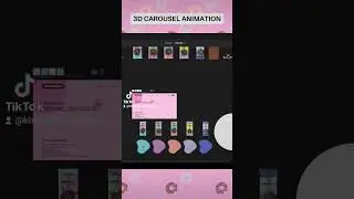 3D Carousel Animation in Figma ⭐ 