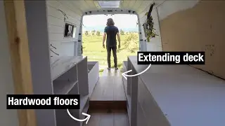 VAN LIFE BUILD | Extending my Living Space & SPLIT LEVEL Floors