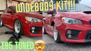 2018 Subaru WRX WIDEBODY KIT in 15 minutes ~~ Fully complete and painted
