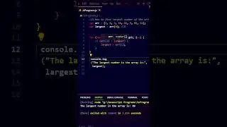 Day1 Of Js Interview QuestionsHow to find largest number in an array