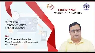 Lecture 01: Introduction to R programming