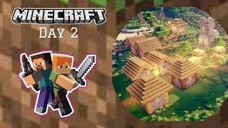 Finally Village End 🥹! AM survived in Minecraft Day 2 😱| 