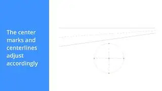 Using center-lines & center marks - BricsCAD