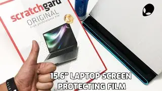 Screen Protector Of Alienware M15R2 Unboxing & Installation (INDIA)