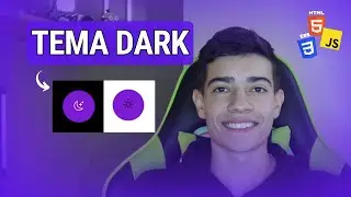 TEMA DARK com HTML, CSS e JAVASCRIPT