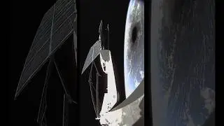 FROM SPACE! Solar Eclipse Captured By Starlink Satellite