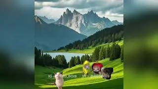 Boi goes on a trip with friends - Landscape version | Red Boi #memes #redboi