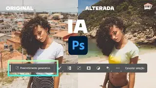 ABSURDO! 😱 Adobe lançou nova Inteligência Artificial no Photoshop | Preenchimento Generativo