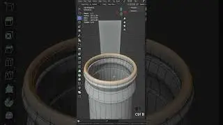 Quick 3D Blender Tutorial Model #blender #3dmodeling