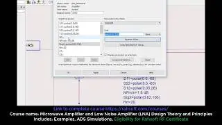 amplifier simulation quick tutorial using advanced design system ADS simulation