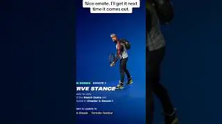 Serve Stance: last seen… 