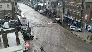 سيول جارفه تعز المكلا اب اليمن