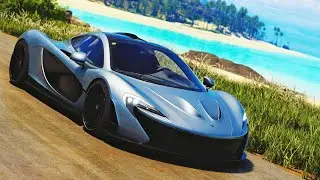 McLaren P1 supercar Racing grand race 4k