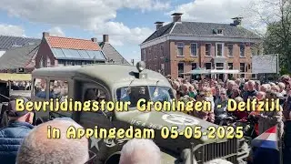 Bevrijdingstour Groningen Delfzijl in Appingedam 5 mei 2025
