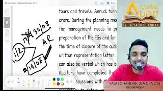 Bank Audit Q&A, Group Audit (Remaining Portions), SA 500 Test Q&A
