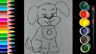 Kuchukcha rasm chizish, it chizish, How to draw a dog, Как нарисовать собаку, ит сурет салу, drawing