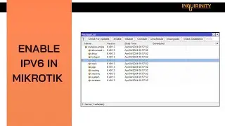 Enable IPv6 in MikroTik