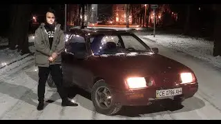 Ford Sierra 1.8 POV  winter street drift!