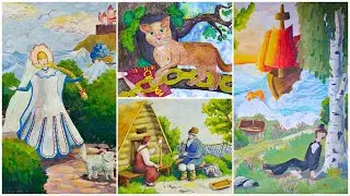10 ideas of drawings based on the tales of A.S. Pushkin