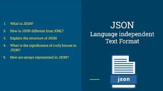 Json Interview Questions | Part 1
