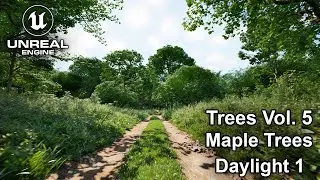 Trees Vol. 5 Maple Trees | Unreal Engine 5.3 | BFP 2.6 | Daylight 1 | 4K #unrealengine #UE5 #gamedev