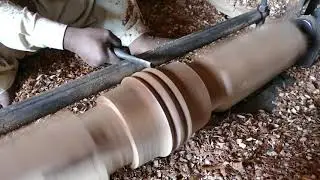 Amazing Woodworking Skills How Make Curving Bed Leg Design