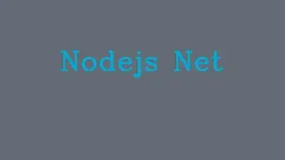 Nodejs Net && NoTalk