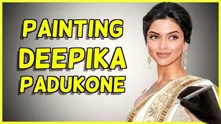 Painting Deepika Padukone
