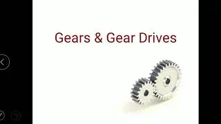 Gear Drives Lecture 4.6