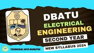 DBATU University Electrical engineering Syllabus|DBATU Second year syllabus|Direct second yearDbatu👆