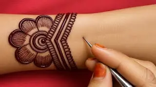 New stylish full hand mehndi design | easy front hand mehndi | simple mehandi ka design | mehndi