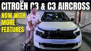 New Citroën C3 & C3 Aircross SUVs 2024 Features- Projector Headlamps & Rear AC vents & More