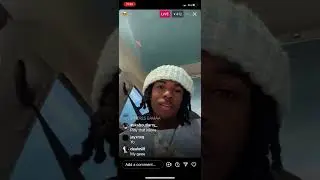 LIL DARIUS IG LIVE PLAYING UNRELEASED MUSIC & FIGHTING WITH WATER BOYS IN ATL😂💯