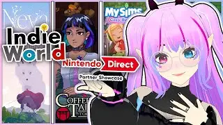 REACTING TO: Nintendo Direct DOUBLE FEATURE! Indie World + Partner Showcases! (August 2024)