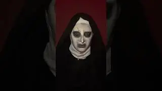 Day 7: the Nun (I genuinely got scared making this)
